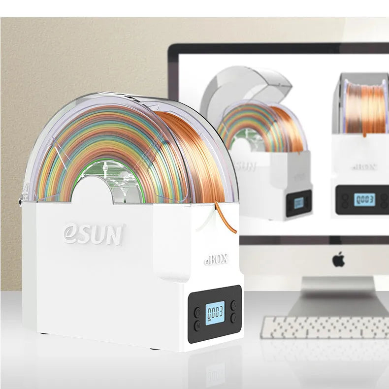 eBOX Lite multifunctional consumable drying box for 3D printing filament storage with wire heating and dustproof design