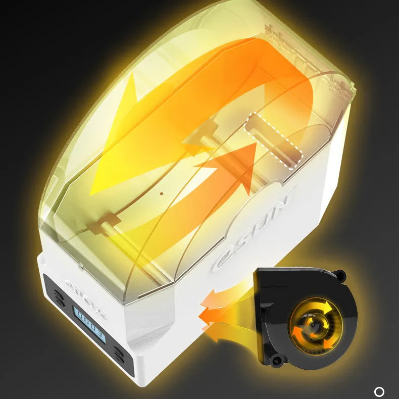eBOX Lite multifunctional consumable drying box for 3D printing filament storage with wire heating and dustproof design