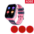 Children's video call positioning watch with GPS, blue silicone strap, 1.44-inch touch screen