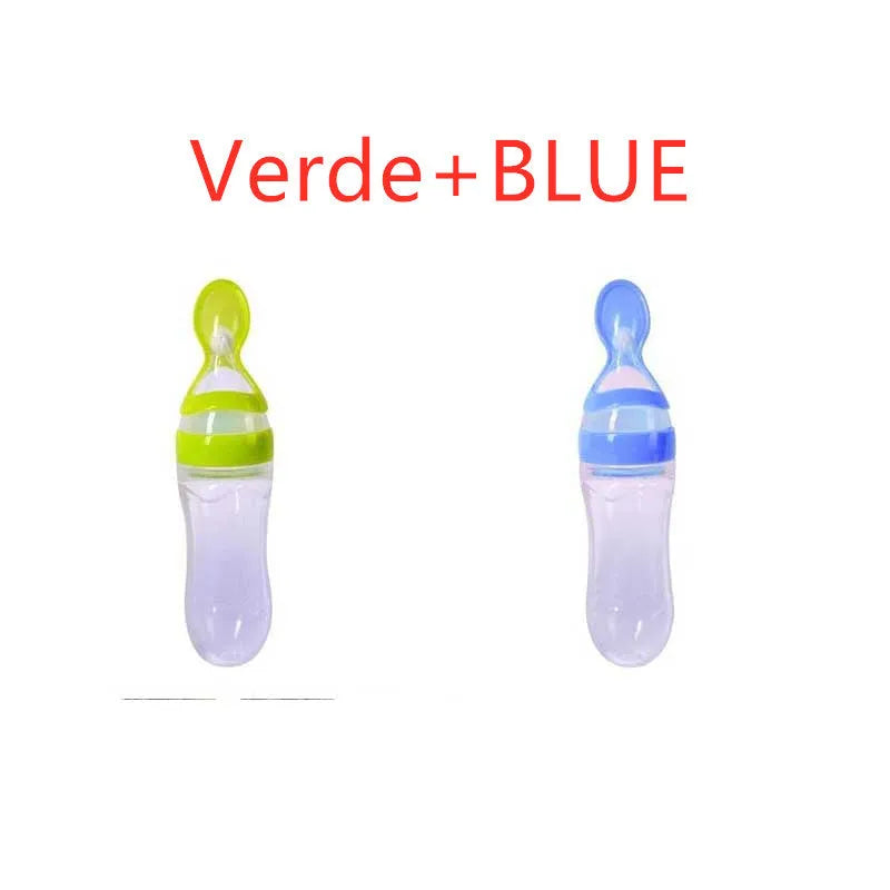 Clear disposable 18 oz paper drinking cup with a blue coloured lid on a table.