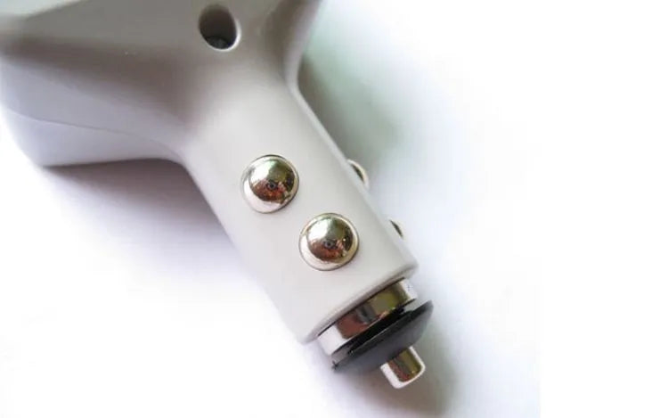 Car power adapter converts cigarette lighter to 220V USB charging with wireless capability