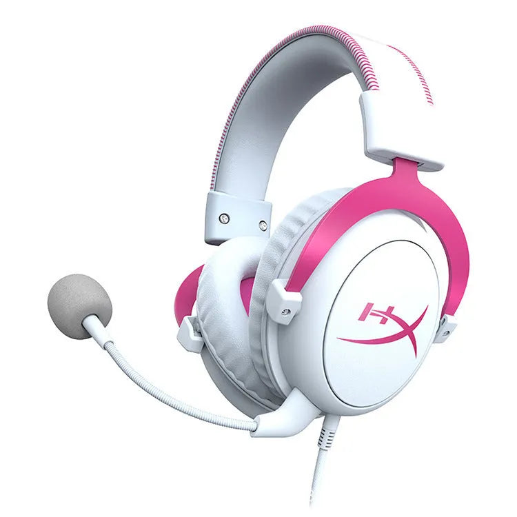 Wired gaming headset with head-mounted design in Hurricane 2 colour with detachable microphone