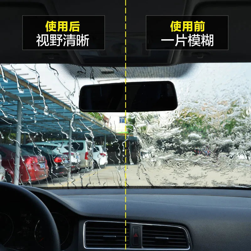 70ml bottle of transparent car glass rain repellent spray with spray mechanism
