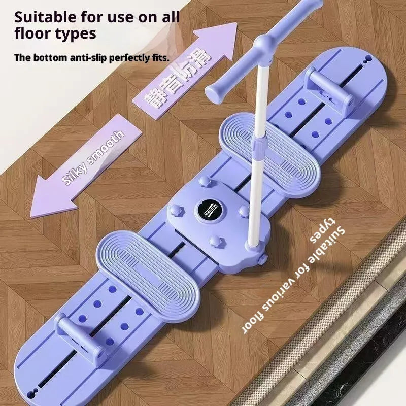 Multifunctional leg pelvic floor muscle trainer skiing machine for home use with mute fitness design, showing basic specification