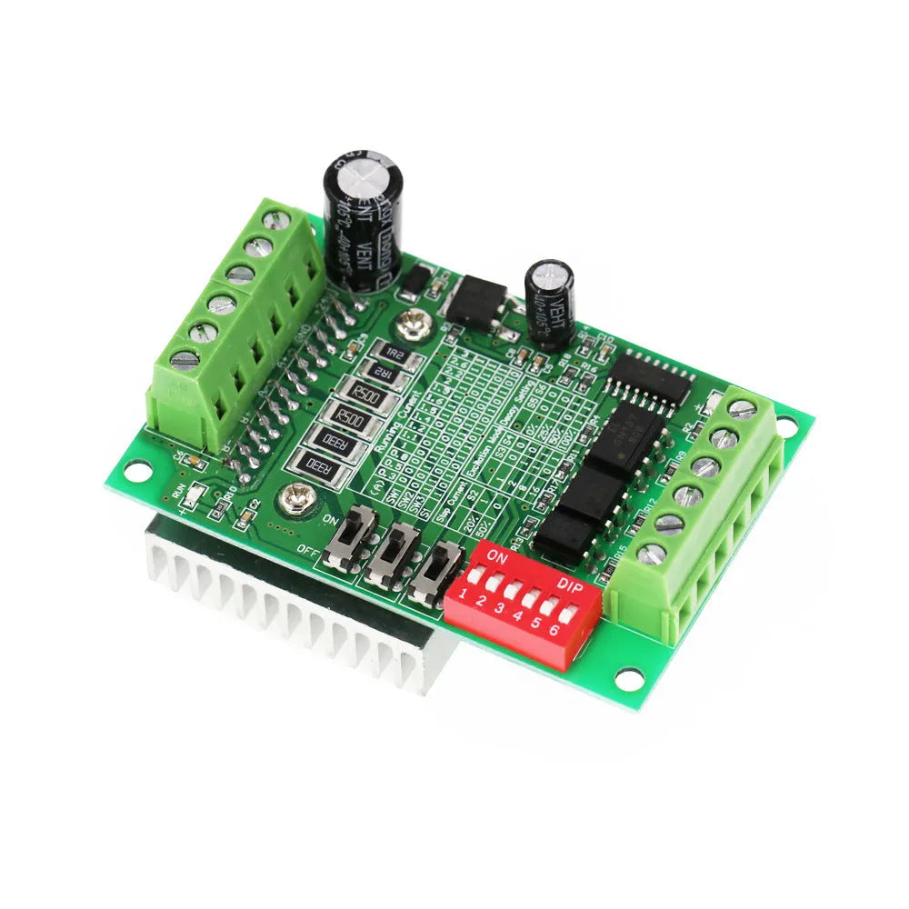 TB6560 stepper motor driver control board with metal heat sink