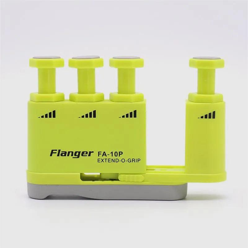 Plastic finger practice apparatus 80x72x30mm in black with adjustable strength 2.5-6 pounds