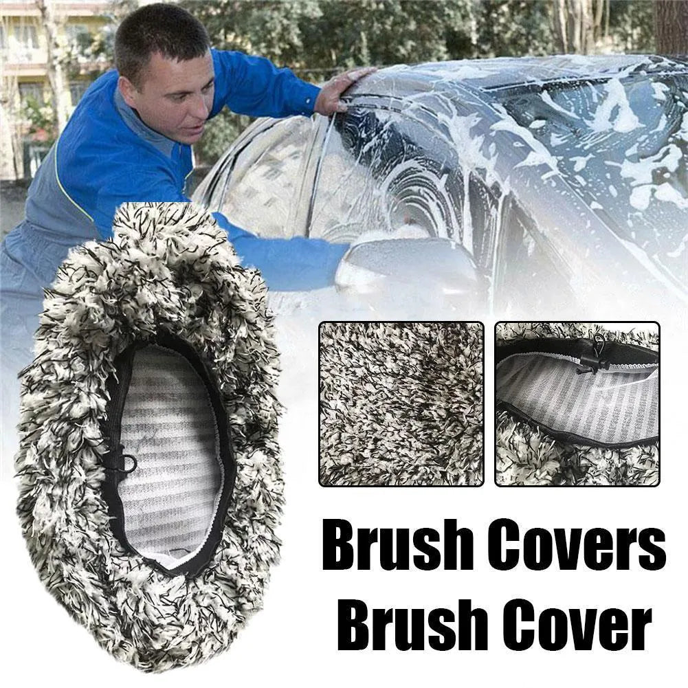 Flat mop replacement cloth cover for car long handle brush with Chinese format specification