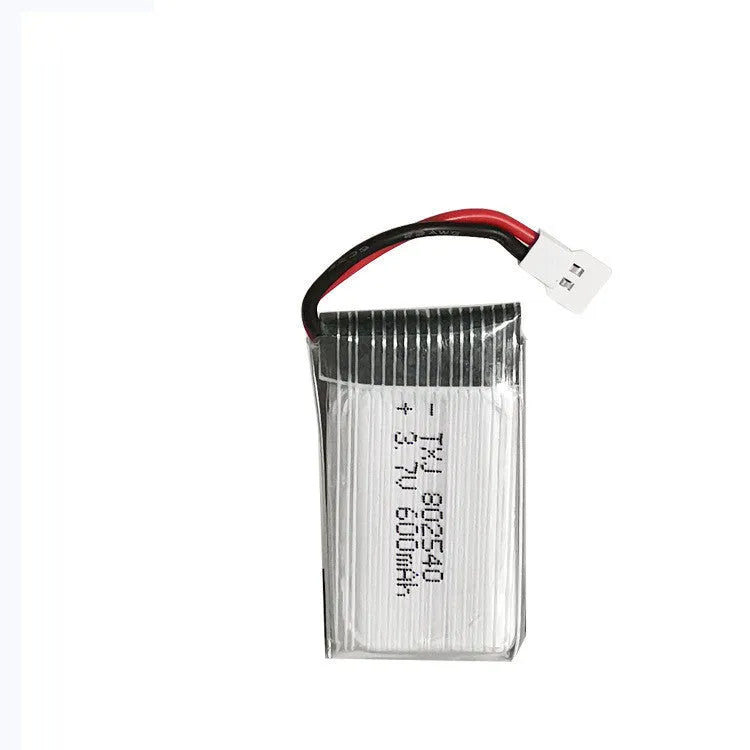 37V 600mAh lithium polymer UAV battery with protection board and small white head plug
