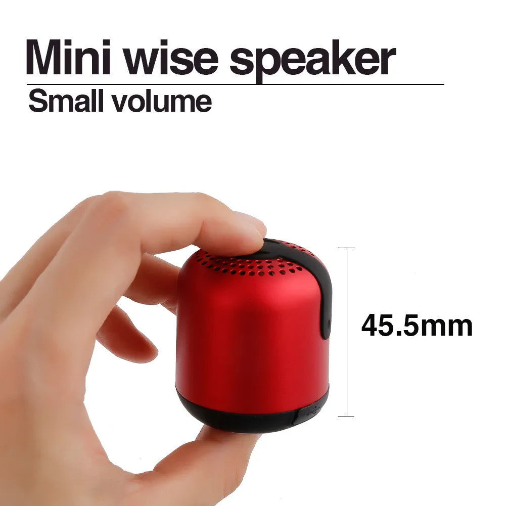 Hieha XQ11 small cylinder-shaped metal Bluetooth speaker in multiple colours