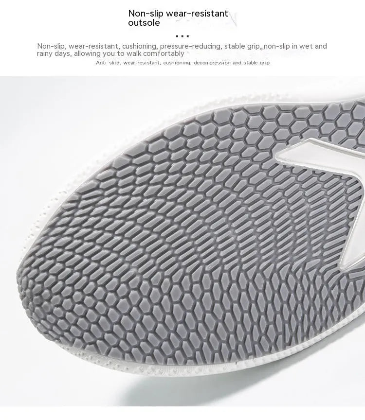 Men's lace up fly woven mesh breathable casual shoes in black with low square heel