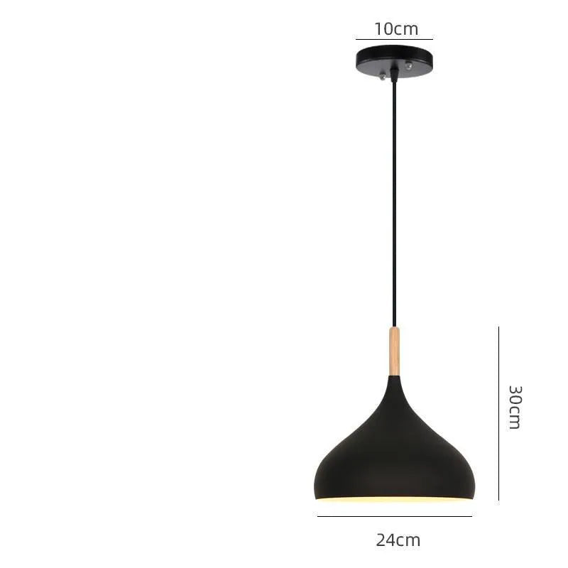 Adjustable macarone chandelier pendant light in aluminium alloy with six colour options