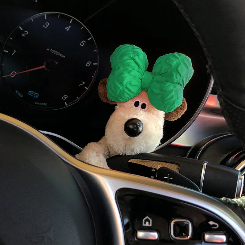 Cotton car dashboard ornament doll in character design options