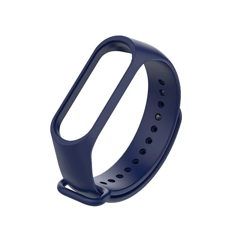 Silicone replacement strap for XIAOMI MI Band 3 smartwatch in multiple colour options