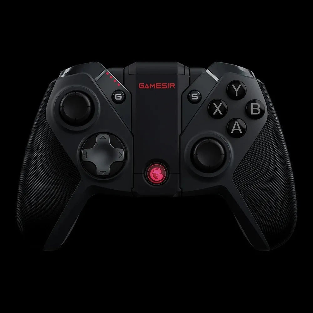 Black Gaishi chicken game console controller with Type-C cable.