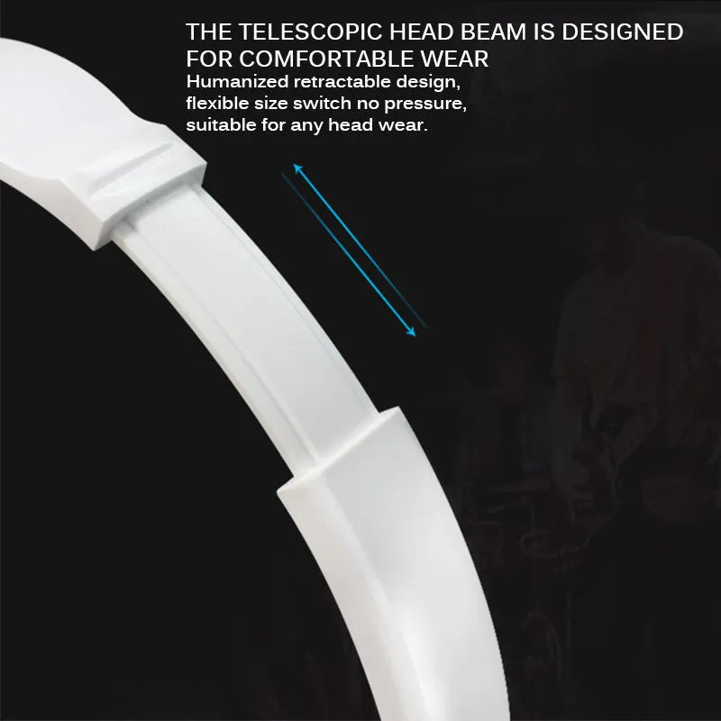 Black folding wired over-ear headphones with adjustable headband and 3.5mm plug.