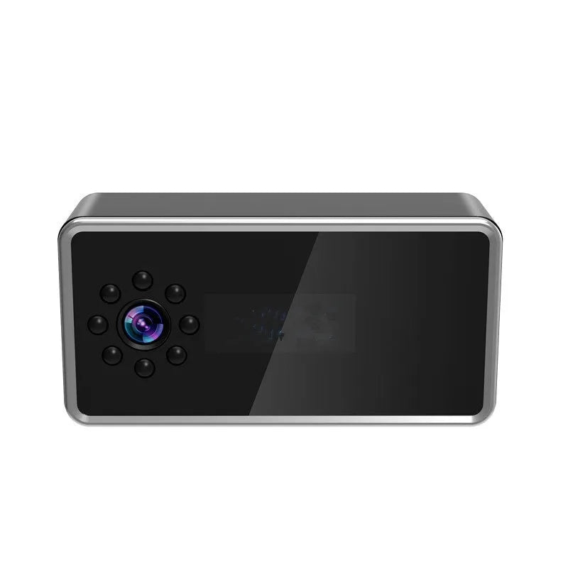 Wireless HD surveillance camera with compact dimensions for indoor security monitoring