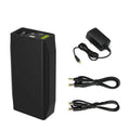 LF4100 lithium iron phosphate battery unit with charger and connection cables