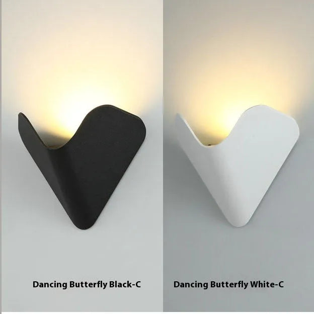 Black bird's nest style waterproof aluminium LED courtyard lamp with IP65 rating for outdoor and bedroom use.