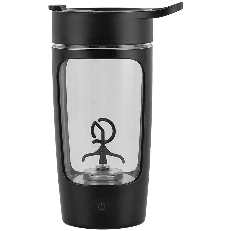 Portable automatic blender cup in black, blue, pink, or white colours showing 650ml capacity