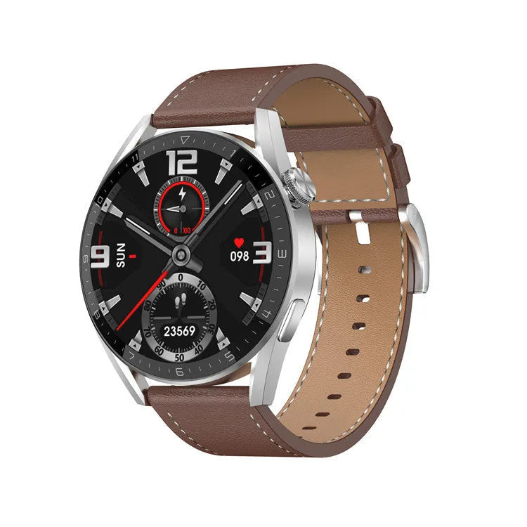 DT3 smartwatch with TFT screen on a silicone strap, showing heart rate monitoring display.