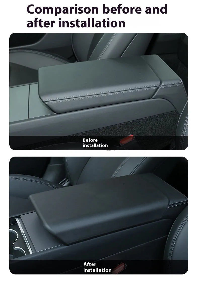 Huanxin Model 3 central control armrest box protective cover in TPE material