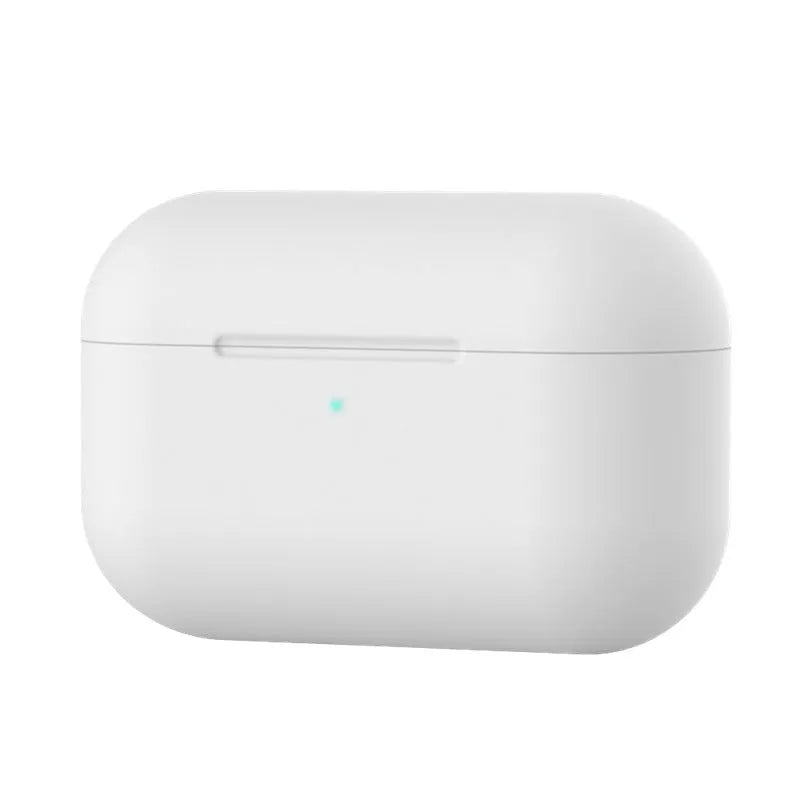 Soft silicone protective cover for AirPods Pro wireless headphones in multiple colours.