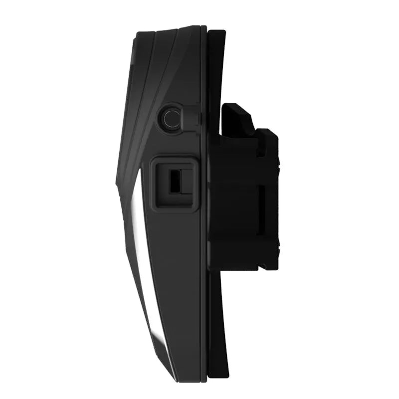 Car wireless headset double pack in ABS material with USB charging cable for hands-free audio