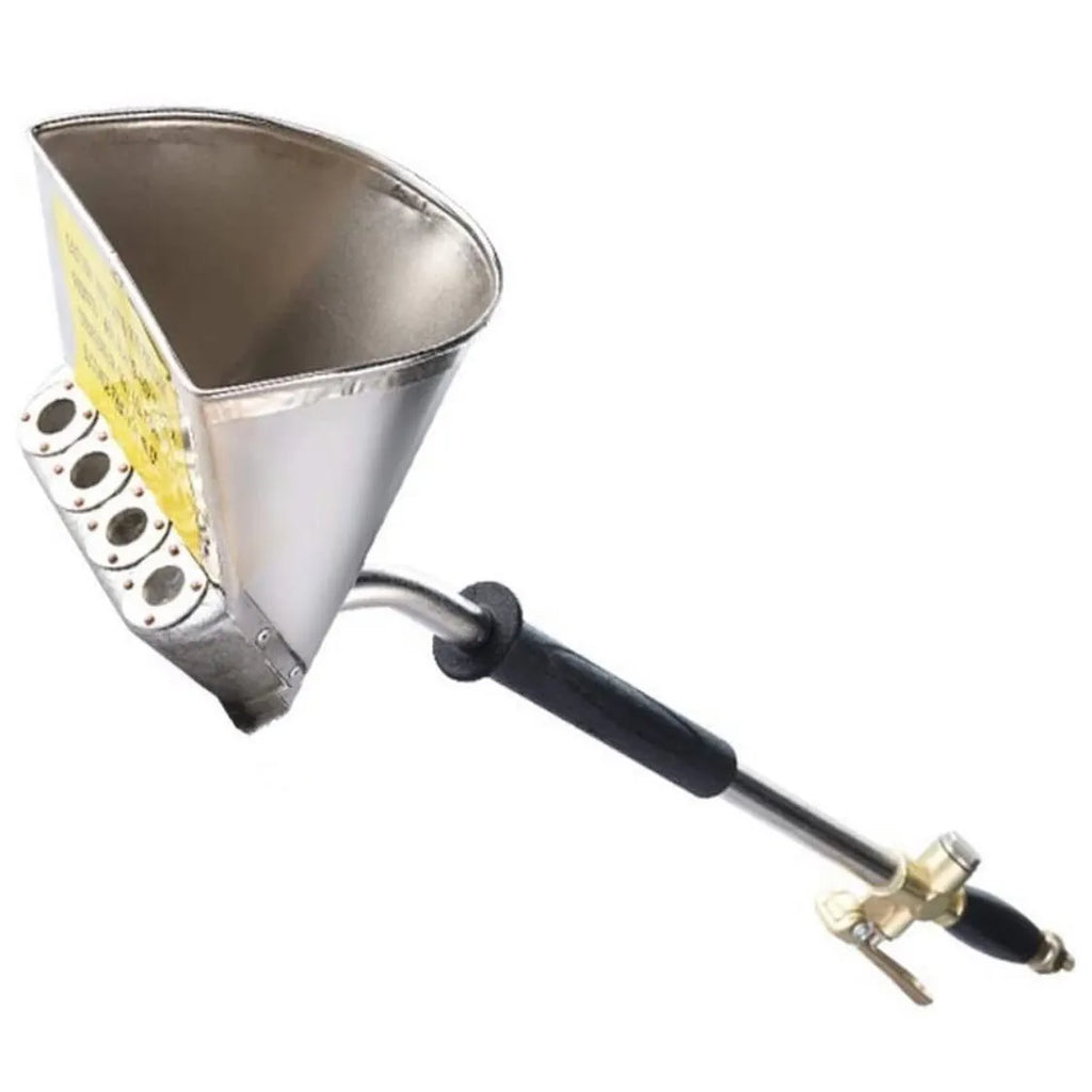 Automatic pneumatic spray gun with 74cm spray coverage for wall and roof coating applications