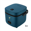 Mini rice cooker 1-2 litre 200W compact mechanical kitchen appliance in brown