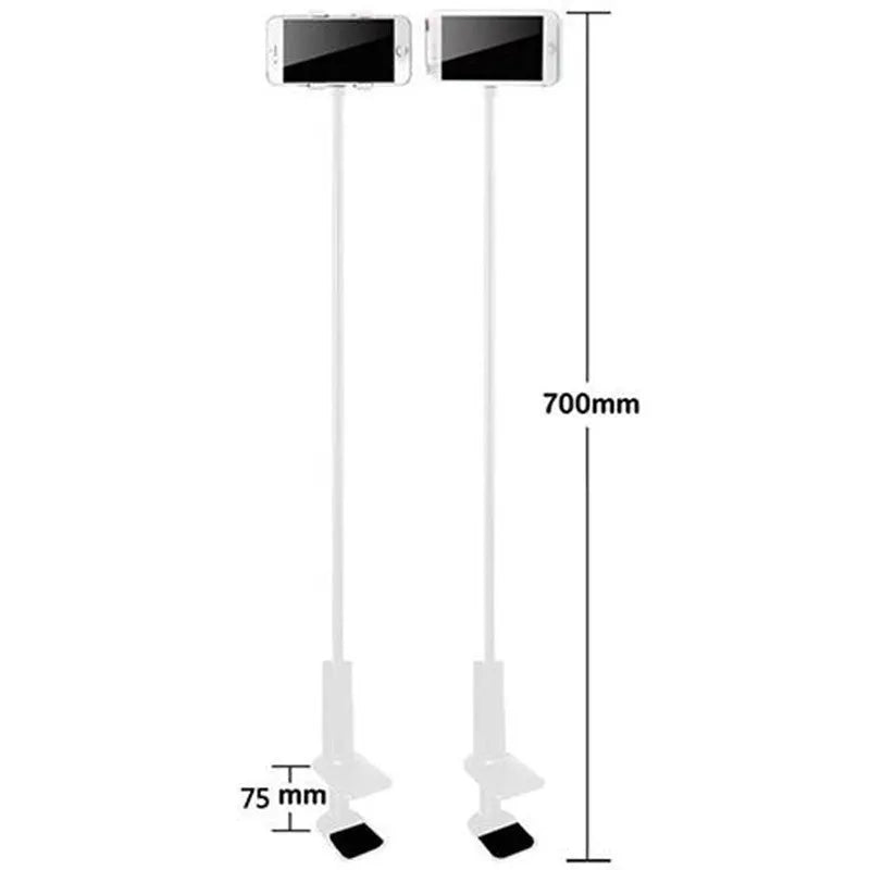 Black flexible mount holder showing adjustable bendy arm and suction base for mobile devices
