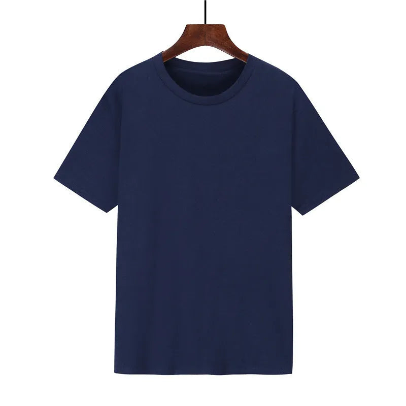 Men's cotton T-shirt in loose fit with short sleeves available in multiple colours