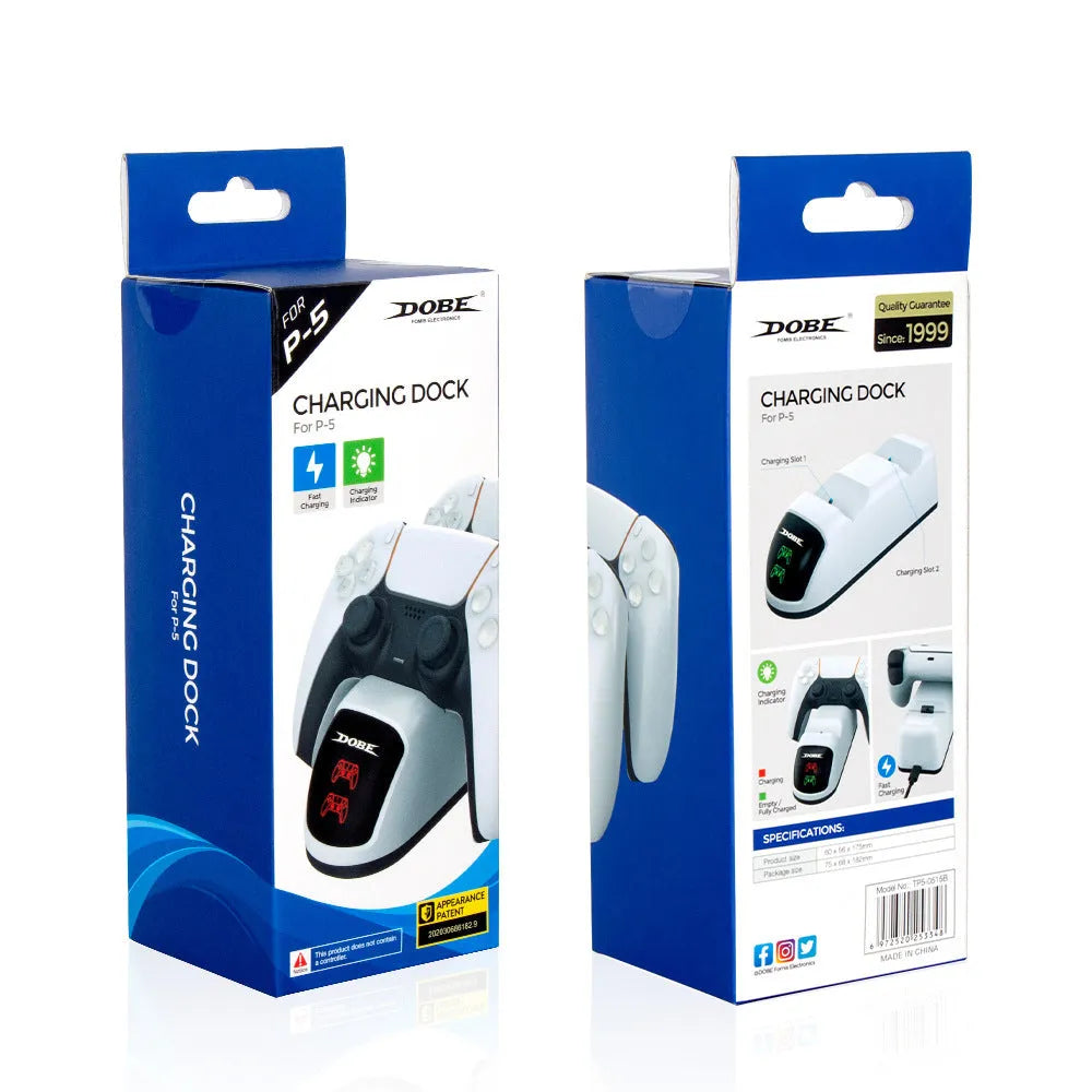 Type-C USB handle charger with LED breathing light in green or blue option, showing dimensions of 7.3x6.5x21 cm