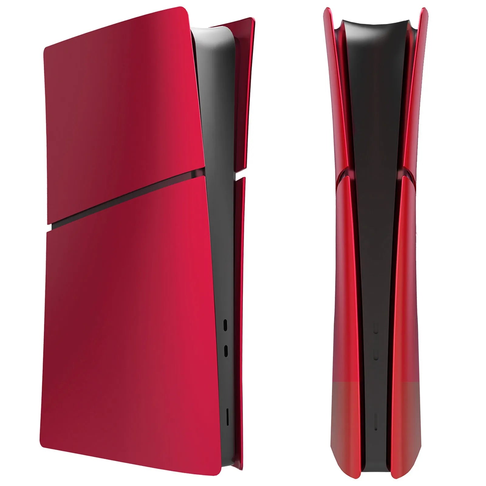 PS5 Slim replacement protective shell in ABS plastic showing front and side view