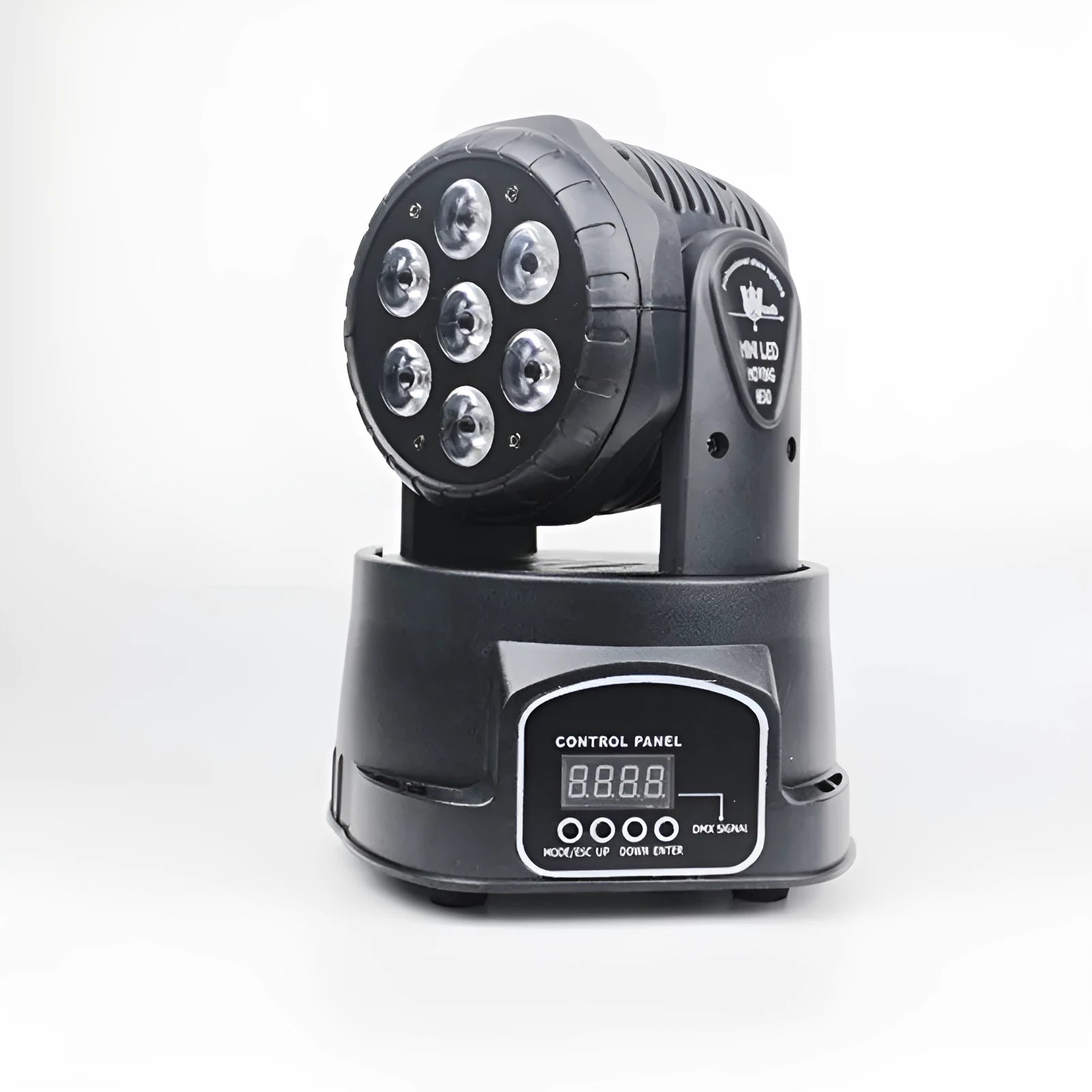 Black moving head LED stage light four in one par light with aluminium alloy shell surface mount