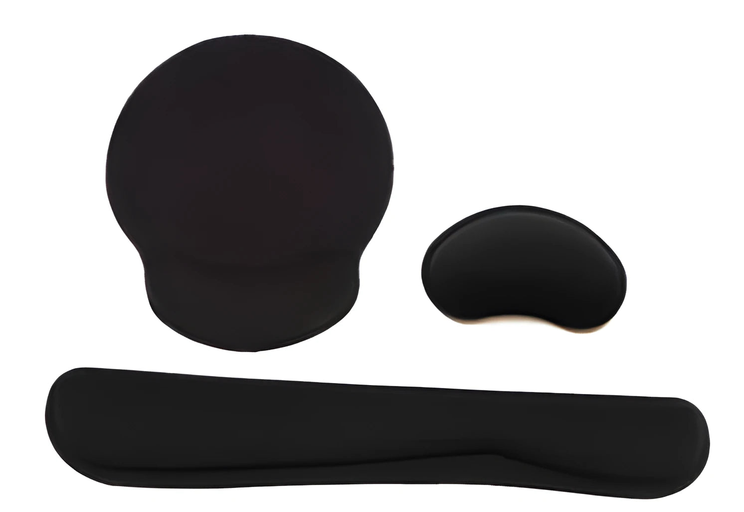 Natural rubber wrist pad hand rest keyboard support 230x190x24mm on desk