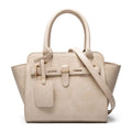 Large PU single shoulder messenger bag women's handbag horizontal square shape black colour