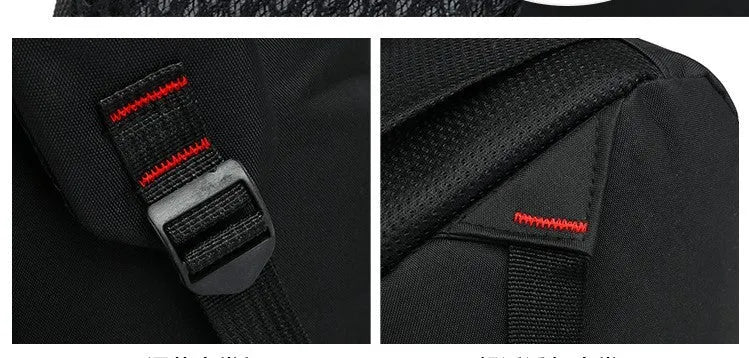 Oxford fabric teenage backpack with reinforced shoulder straps in multiple colour options