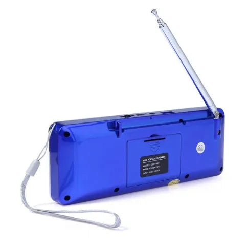 L-288AMBT portable Bluetooth speaker with AM FM radio LCD display in multiple colour options