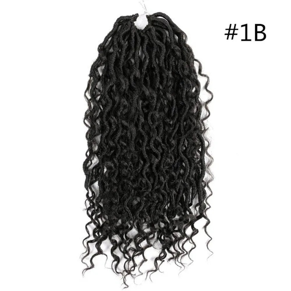 Feizifeizi Concubine chemical fibre dirty braids crochet hair for ladies, 14 inch length, colour option A
