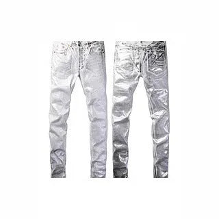 Men's black slim fit stretch skinny jeans with straight leg retro design
