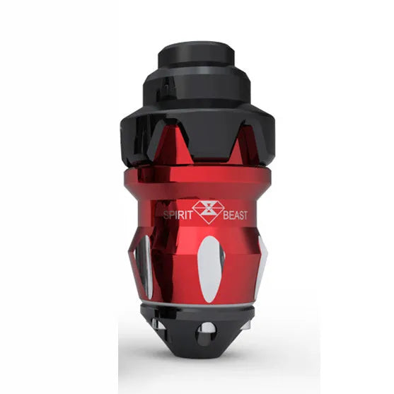 Aluminium alloy electric motorcycle modification accessories in black or black red.