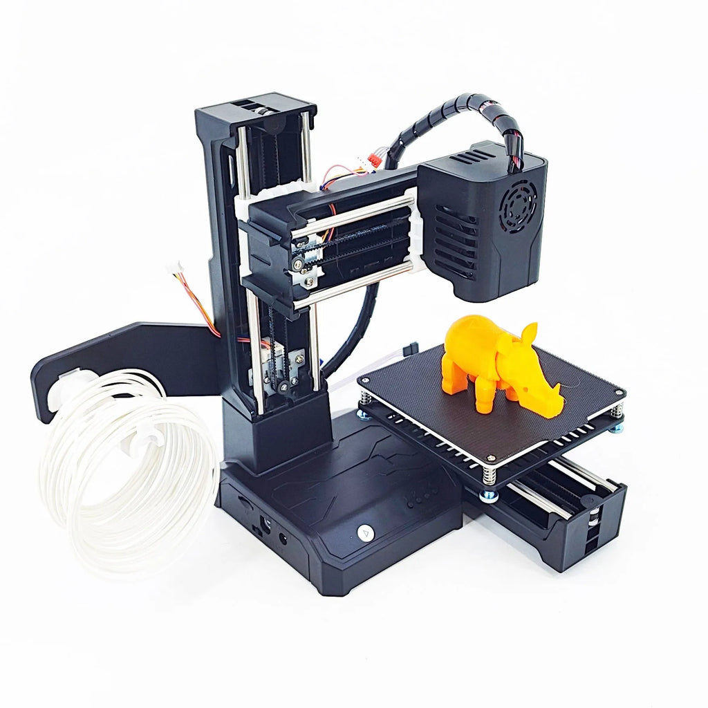 K9 Mini FDM 3D Printer with 100x100mm build area for PLA filament printing