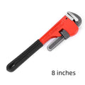 Heavy pipe tongs 45# steel water pipe pliers 10 inch size on white background