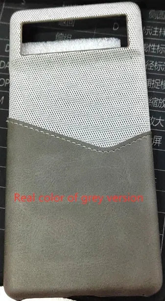 Solid colour leather back cover case for Google Pixel with waterproof and drop resistance, plain business style.