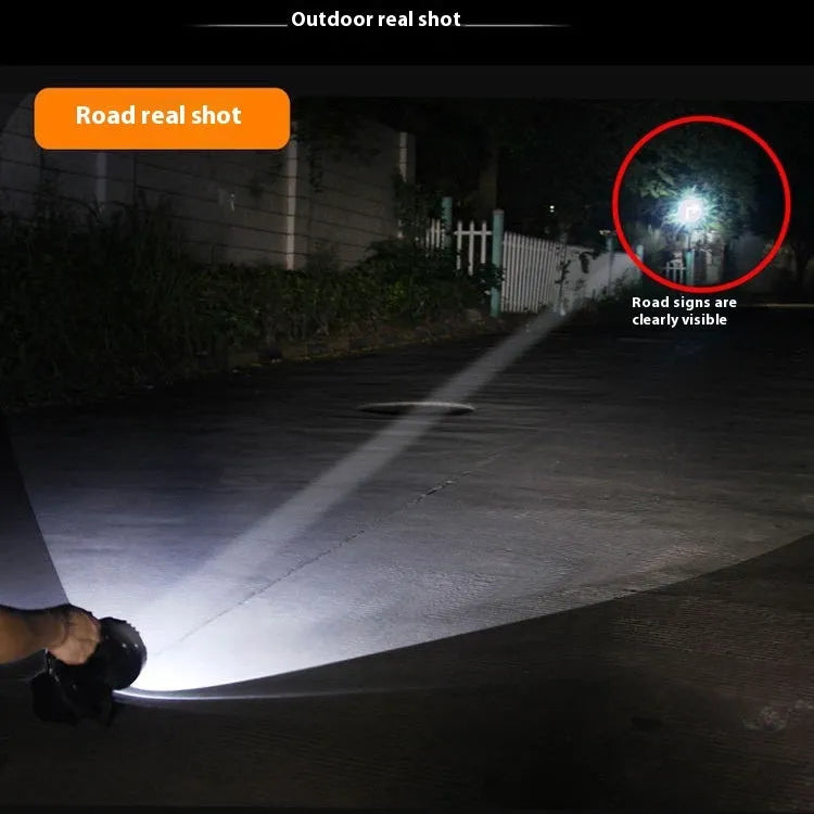Power Torch LED household outdoor camping search and rescue flashlight with ABS body in 7063 colour variant