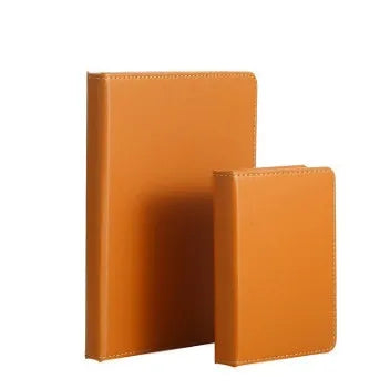 Solid wood book light in three sizes with USB cable showing white and warm white light options