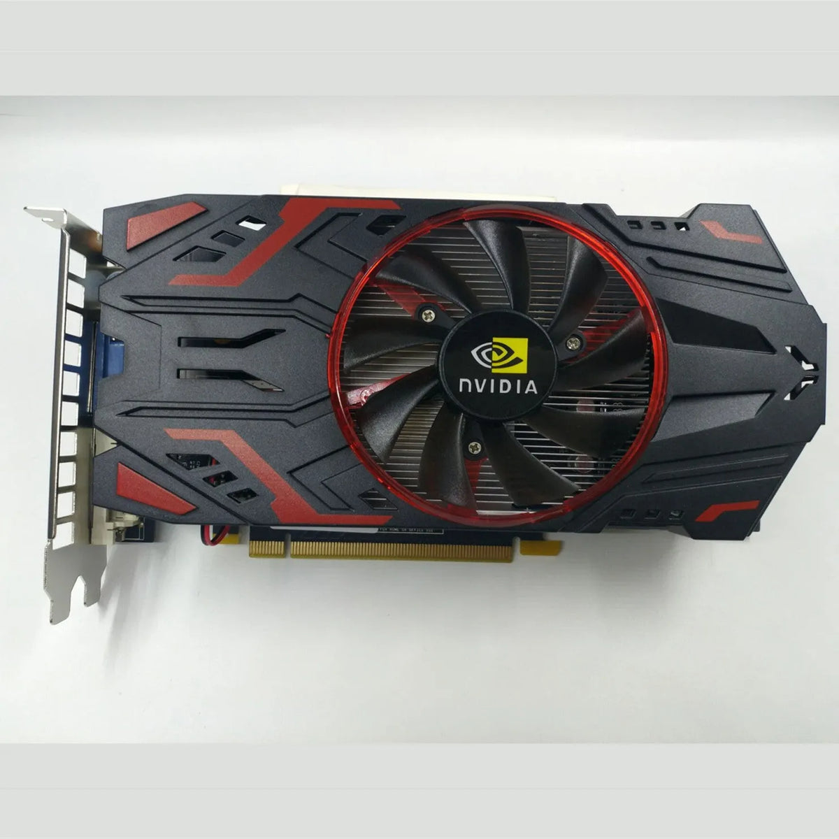 GTX1050 2GB PCI-E discrete graphics card with HDMI DVI VGA ports in black