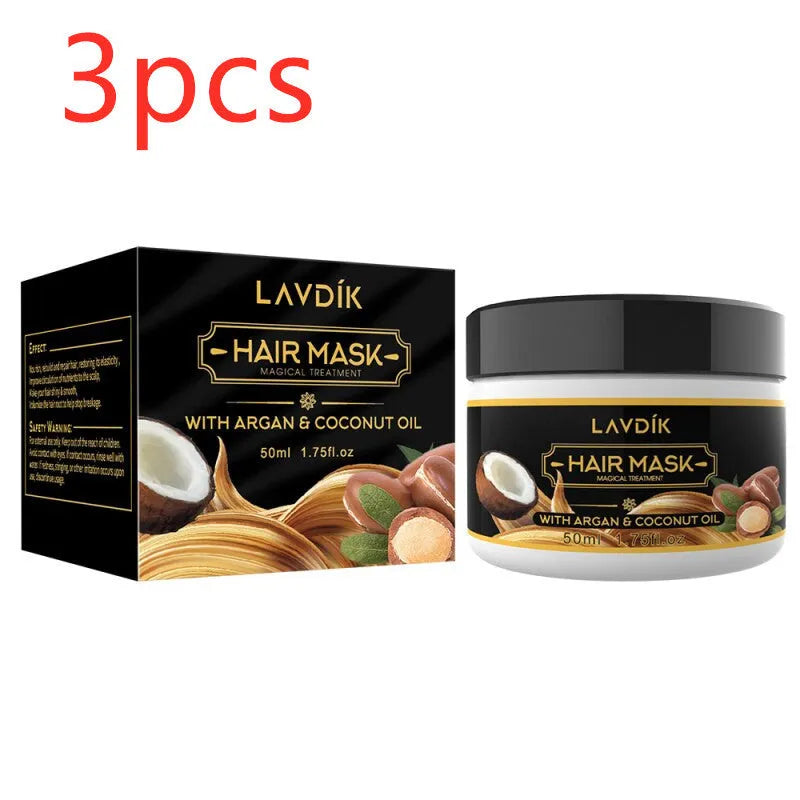 Nourishing hair mask conditioner in 50ml tube for deep repair and frizz control