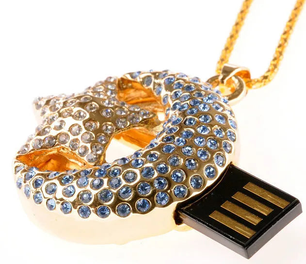 Jewelry Xingyue creative metal USB flash drive with USB 2.0 connector