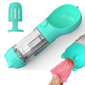 Small One Travel Cup 300ml pet water dispenser in pink blue green apricot colours on white background